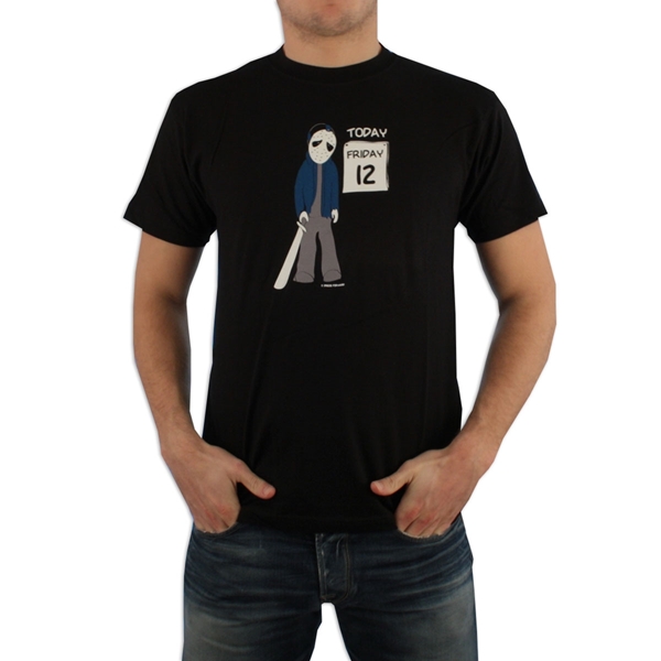 Afbeeldingen van Dressforward - Friday, 12th T-shirt - Zwart